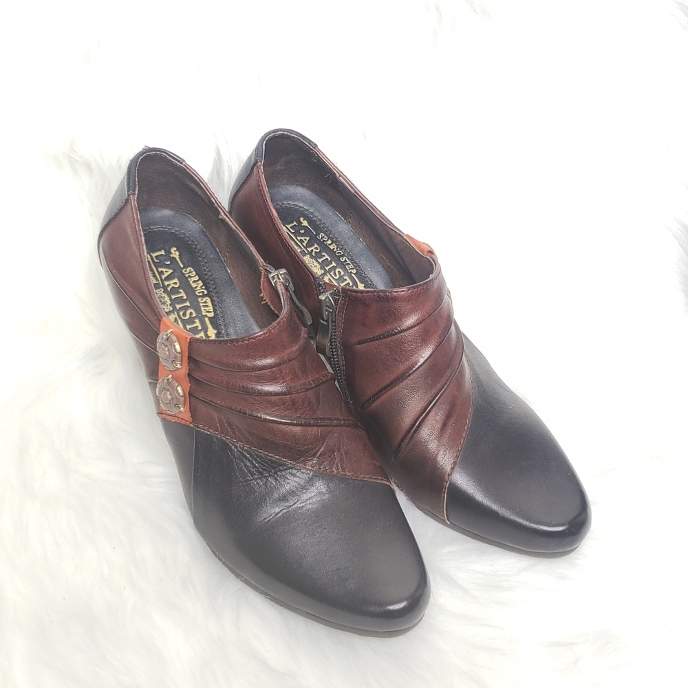 L’ARTISTE by Spring Step Joella Ankle Bootie Size 37 (6.5-7)